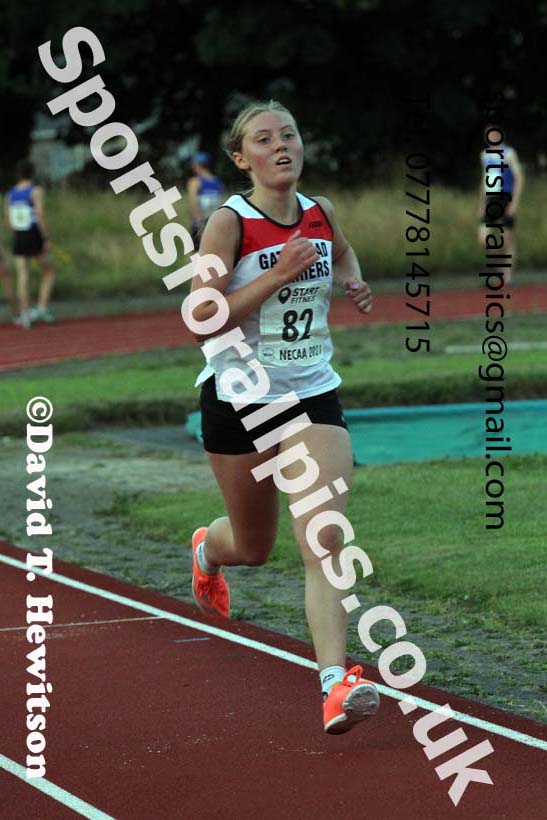 3000 metres, 2021 North East Grand Prix 6, Monkton, Wednesday, August 4th. Photo: David T. Hewitson/Sports for All Pics